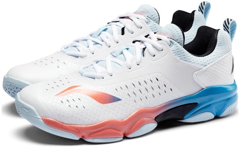 Li-Ning Badminton Sepatu Rendah 'Putih Biru' AYZU005-1 Order Li-Ning Badminton Sepatu Rendah 'Putih Biru' AYZU005-1