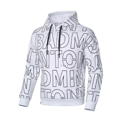 Li-Ning Badminton Culture Pullover Hoodie White () AWDQ285-2