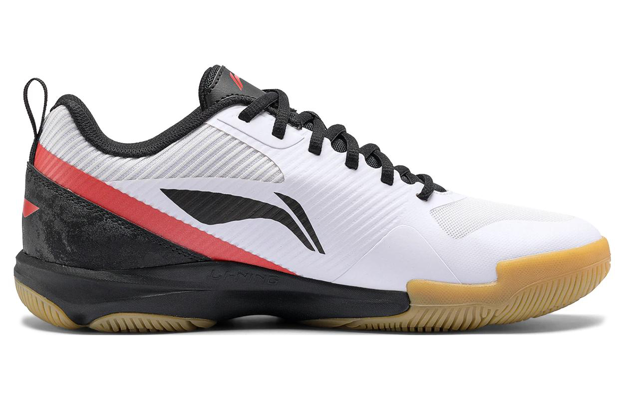 Order 李宁羽毛球鞋 低帮 '白黑红' AYTS057-2