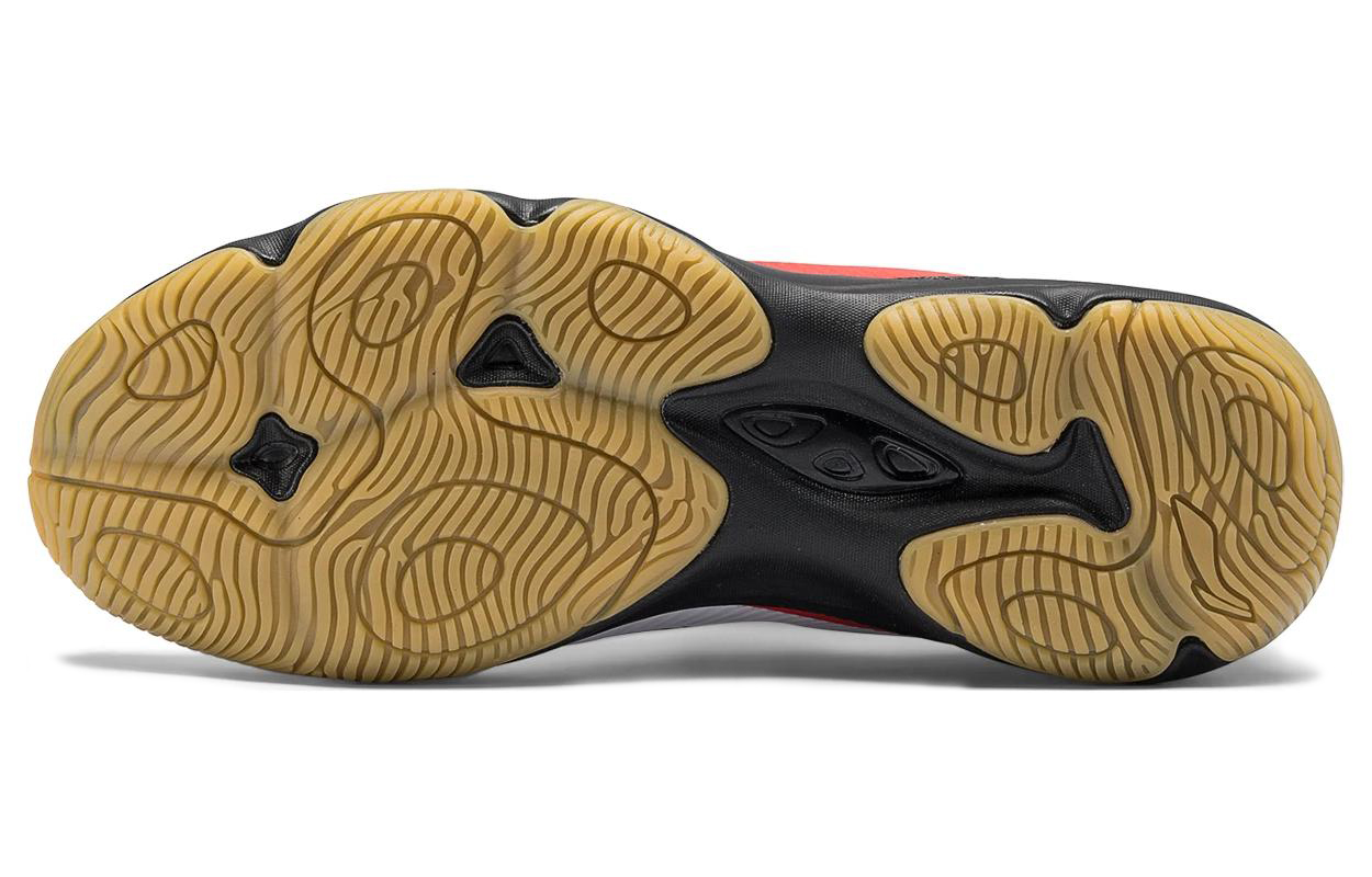 Details for 李宁羽毛球鞋 低帮 '白黑红' AYTS057-2