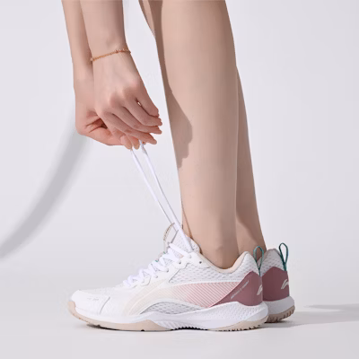Li-Ning Badminton Low 'White Pink' AYTU011-4 1