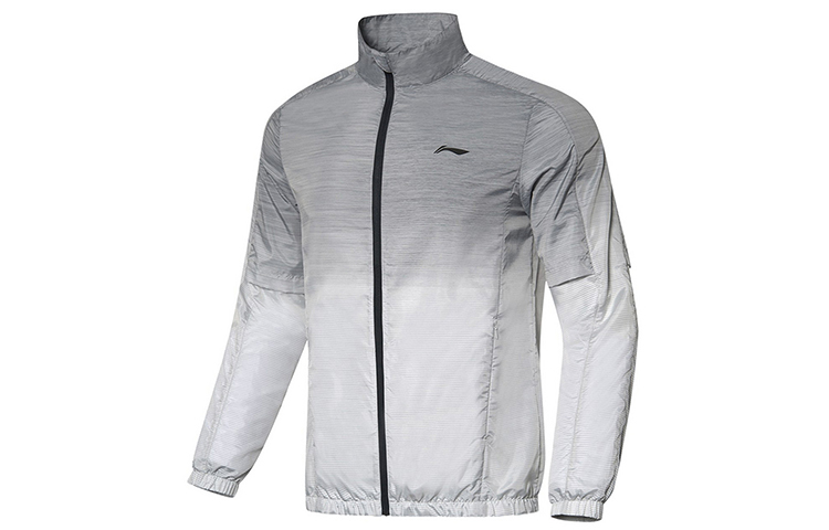 Li-Ning Badminton Series Casual Sports Jacket - Heather Gray AFDQ721-3
