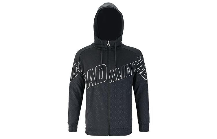 Li-Ning Badminton Series Thickened Black Sports Casual Hoodie Jacket AWDQ829-2