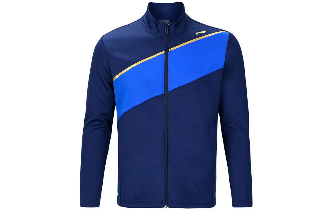 Li-Ning Badminton Series Training Jacket Deep Purple Blue AWDQ815-2