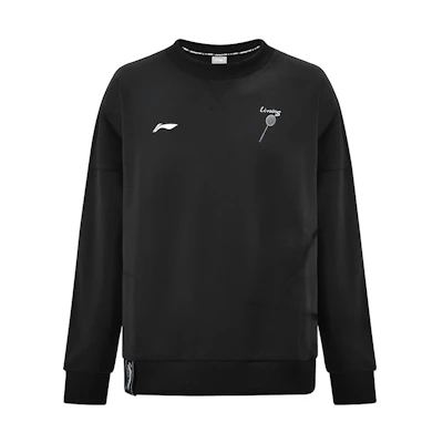Li-Ning Badminton Series Unisex Pullover Sweatshirt Black AWDR805-2