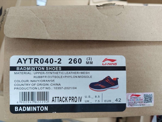 Li-Ning Badminton Shoes 'Attack' AYTR040-2 Lookbook Li-Ning Badminton Shoes 'Attack' AYTR040-2