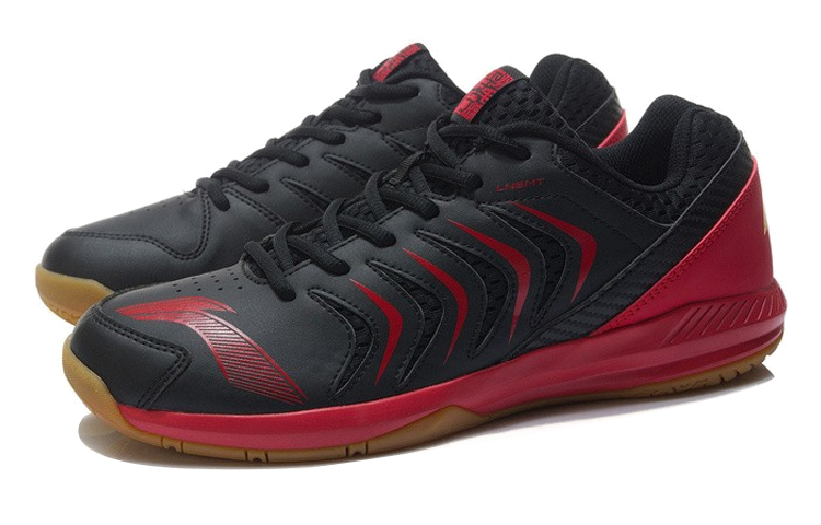 Lookbook Kasut Badminton Li-Ning 'Hitam Merah' AYTR043-2