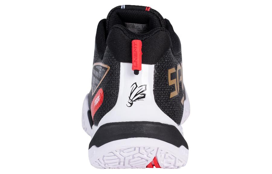 Lookbook 李寧バドミントンシューズ 黒赤 (Lining Badminton Shoes Black Red) AYZU001-3