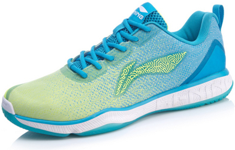 Lookbook Li-Ning Badminton Shoes 'Blue' AYTP019-11
