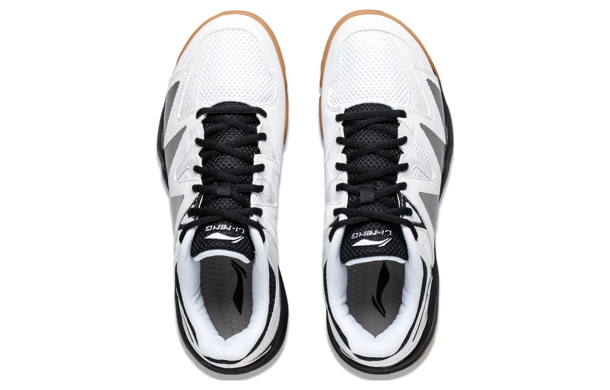 Shop Kasut Badminton Li-Ning 'Putih Hitam' AYTT025-1
