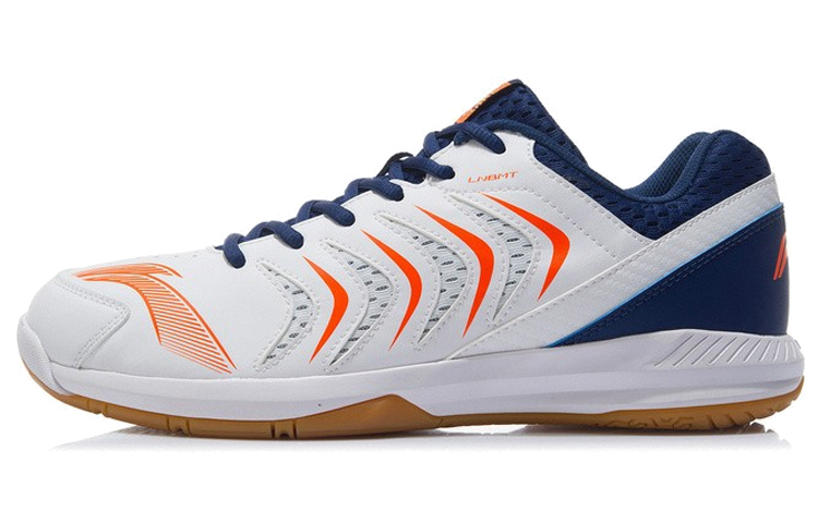 Li-Ning Badminton Shoes 'White Blue' AYTR043-1