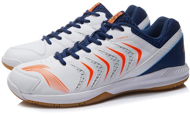 Li-Ning Badminton Shoes 'White Blue' AYTR043-1 Lookbook Li-Ning Badminton Shoes 'White Blue' AYTR043-1