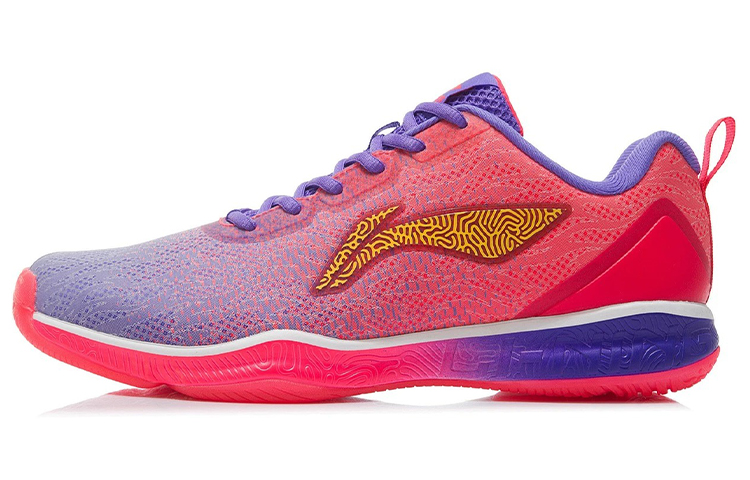Li-Ning Badminton Sneakers 'Fluorescent Blue-Purple' AYTP019-5