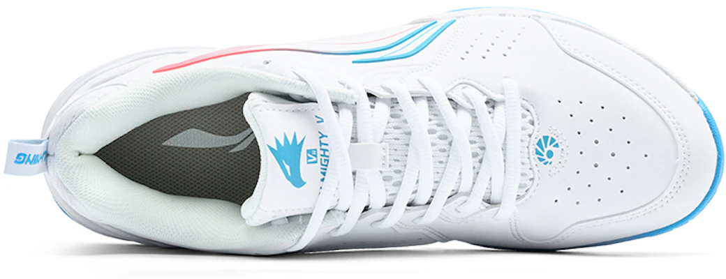Li-Ning Badminton Sneakers 'White Blue' AYTU001-2 Shop Li-Ning Badminton Sneakers 'White Blue' AYTU001-2
