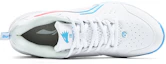 Shop Li-Ning Badminton Sneakers 'White Blue' AYTU001-2