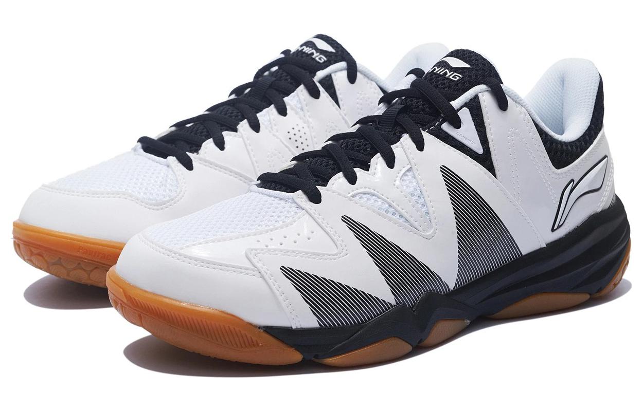 Lookbook Li-Ning Entrenamiento Bádminton Low 'Negro Blanco' AYTQ033-4
