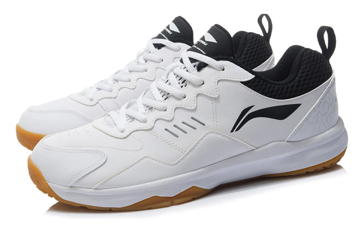 Lookbook Li-Ning Badminton Training Rendah 'Putih Hitam' AYTR019-1