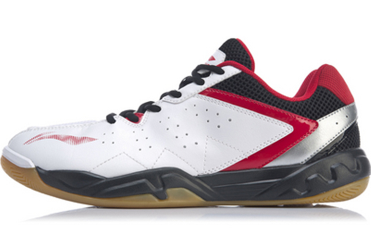 Li-Ning Badminton Training Shoes 'White Red' AYTP061-1