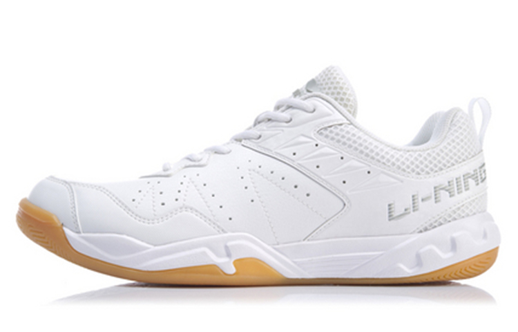 Li-Ning Badminton Training Shoes 'White Rubber' AYTP069-1