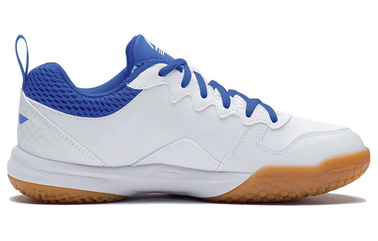 Order 李宁 羽毛球训练鞋 '标准白/亮蓝' AYTS038-3