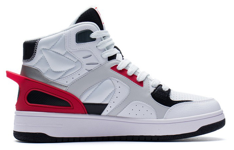 Order Li-Ning Budaya Bola Keranjang 'Putih Hitam Merah' ABCS063-4