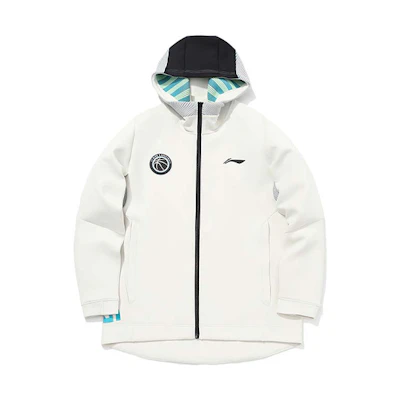 Li-Ning Basketball Full-Zip Hoodie Jacket - Cloud White AWDQ789-1