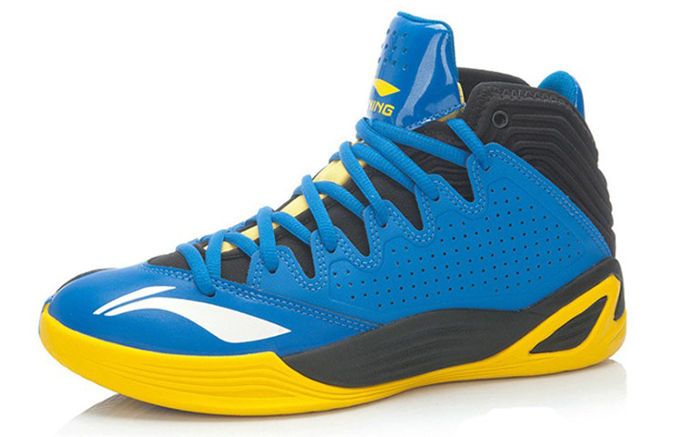 Lookbook 李寧バスケットボールHIGH 黒青 (Lining basukettobōru HIGH kuro ao) ABFK001-5