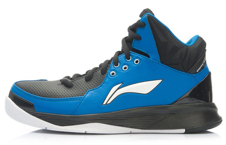 Li-Ning Basketball High 'Black Blue' ABFK027-4