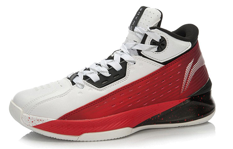 Lookbook Li-Ning Basketball Tinggi 'Hitam Putih Merah' ABAK025-1