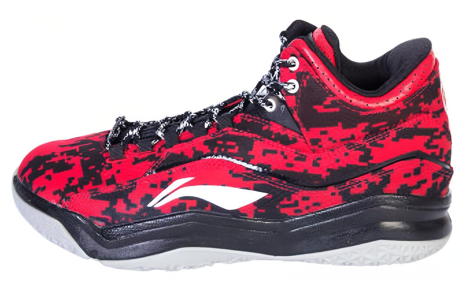 Li-Ning Basketball High 'Red Black' ABPK011-3