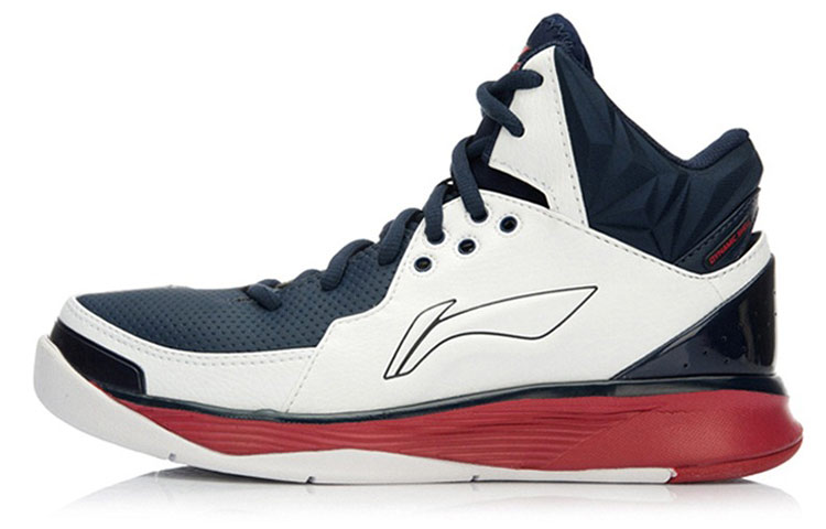 Li-Ning Basketball High 'White Blue' ABFK027-1