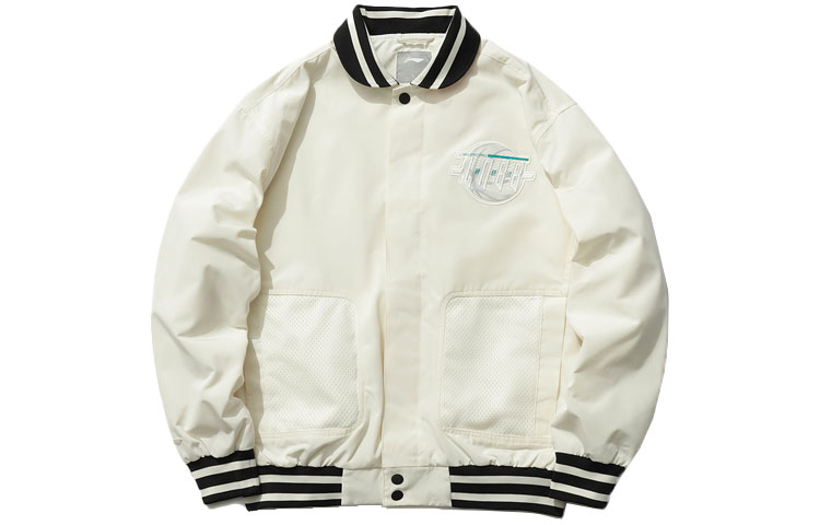 Li-Ning Basketball Loose Fit Jacket White AJDR035-2