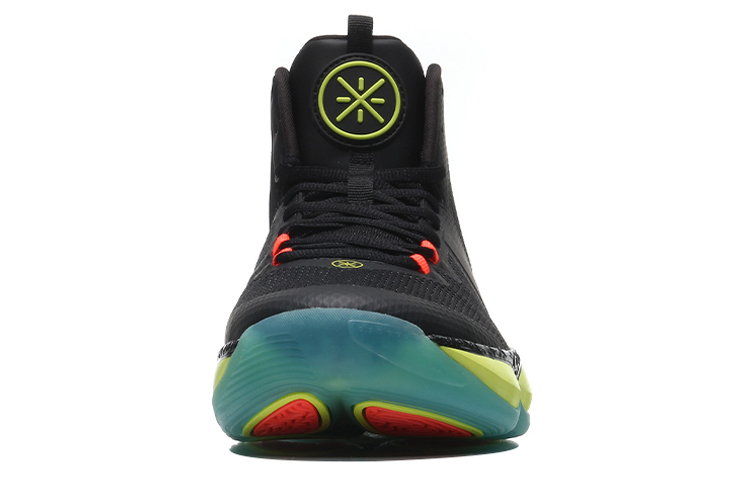 Shop Li-Ning Basketball Mid 'Negro Verde' ABAM075-1