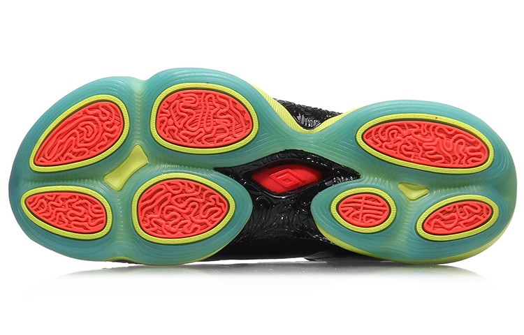 Purchase Li-Ning Basketball Mid 'Negro Verde' ABAM075-1