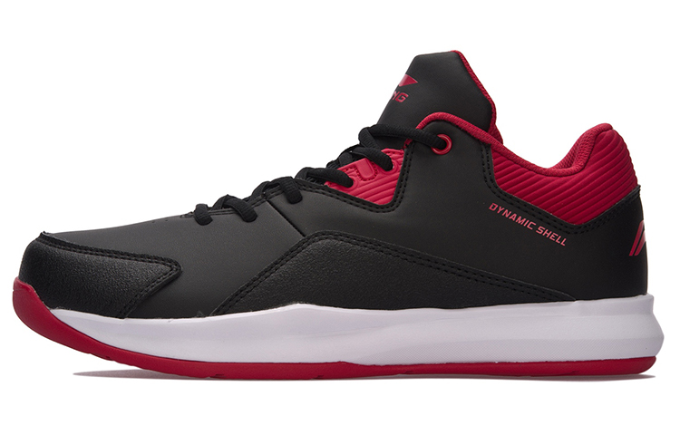 Li-Ning Basketball Mid 'Black Red' ABPM025-2
