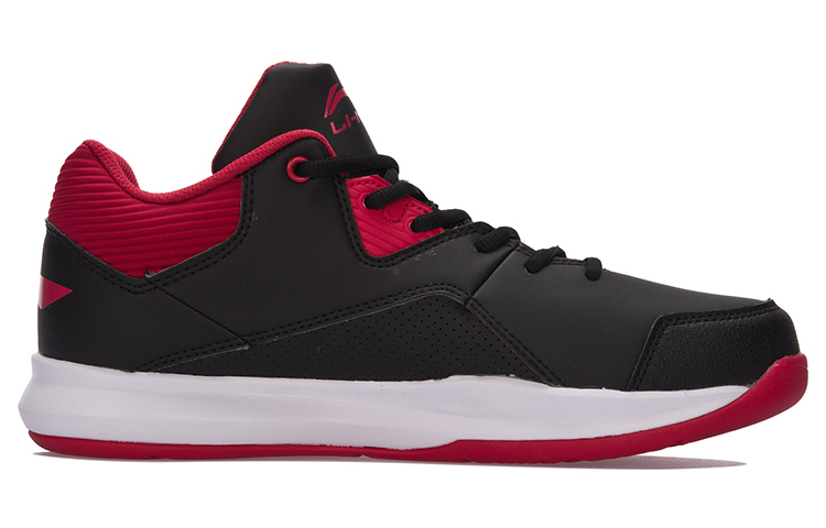 Order 리닝 농구화 미드 '블랙 레드' (Li-Ning Nongguhwa Mideu 'Beullaek Redeu') ABPM025-2
