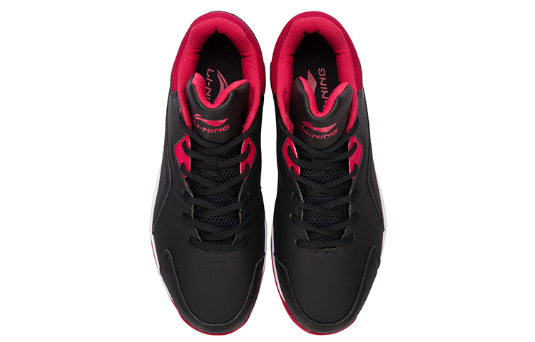 Shop 리닝 농구화 미드 '블랙 레드' (Li-Ning Nongguhwa Mideu 'Beullaek Redeu') ABPM025-2