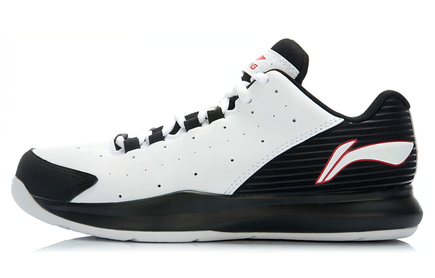 Buy LiNing李寧 減震防滑耐磨 中筒實戰籃球鞋 黑白