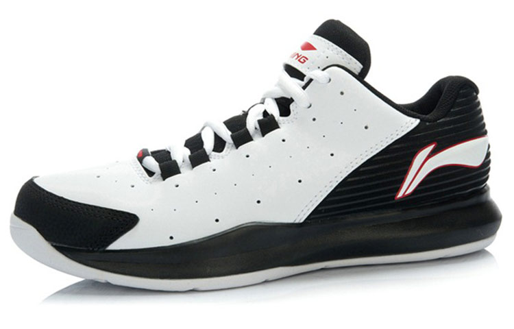 Lookbook LiNing李寧 減震防滑耐磨 中筒實戰籃球鞋 黑白