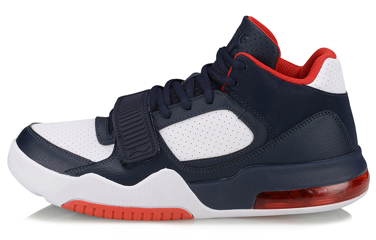 Li-Ning Basketball Mid 'Blue White' AGBN025-4