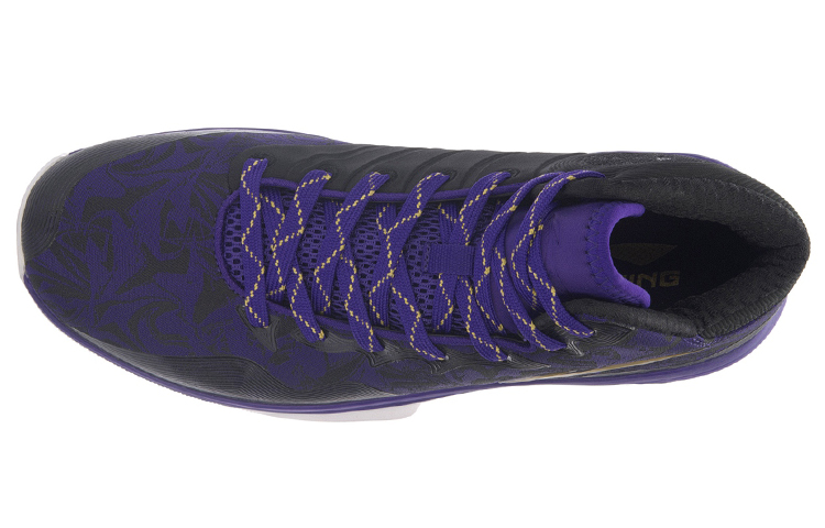 Lookbook Li-Ning Basketball Mid 'Purple Black' ABPL081-4