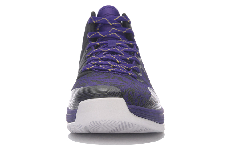 Shop Li-Ning Basketball Mid 'Purple Black' ABPL081-4