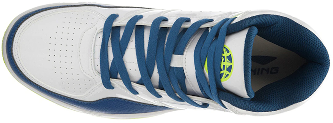 Li-Ning Basketball Mid 'White Blue' ABCK049-1 Lookbook Li-Ning Basketball Mid 'White Blue' ABCK049-1