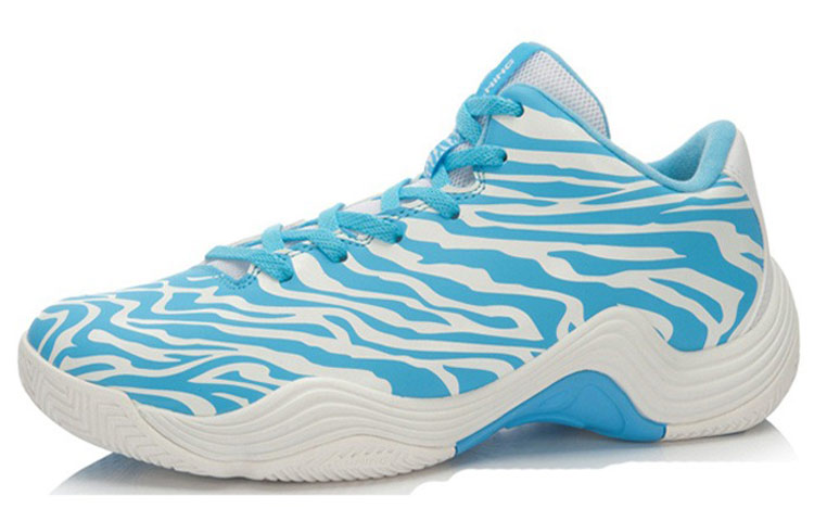 Lookbook LiNing李寧 減震防滑舒適 中筒實戰籃球鞋 白藍