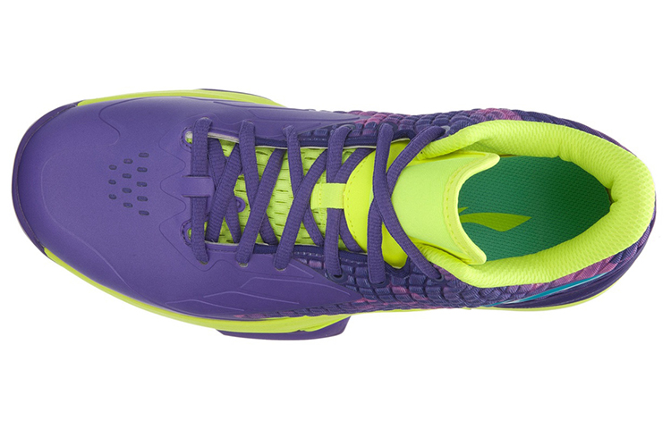 Lookbook Li-Ning Bola Keranjang Profesional 'Ungu Hijau' ABPL029-3