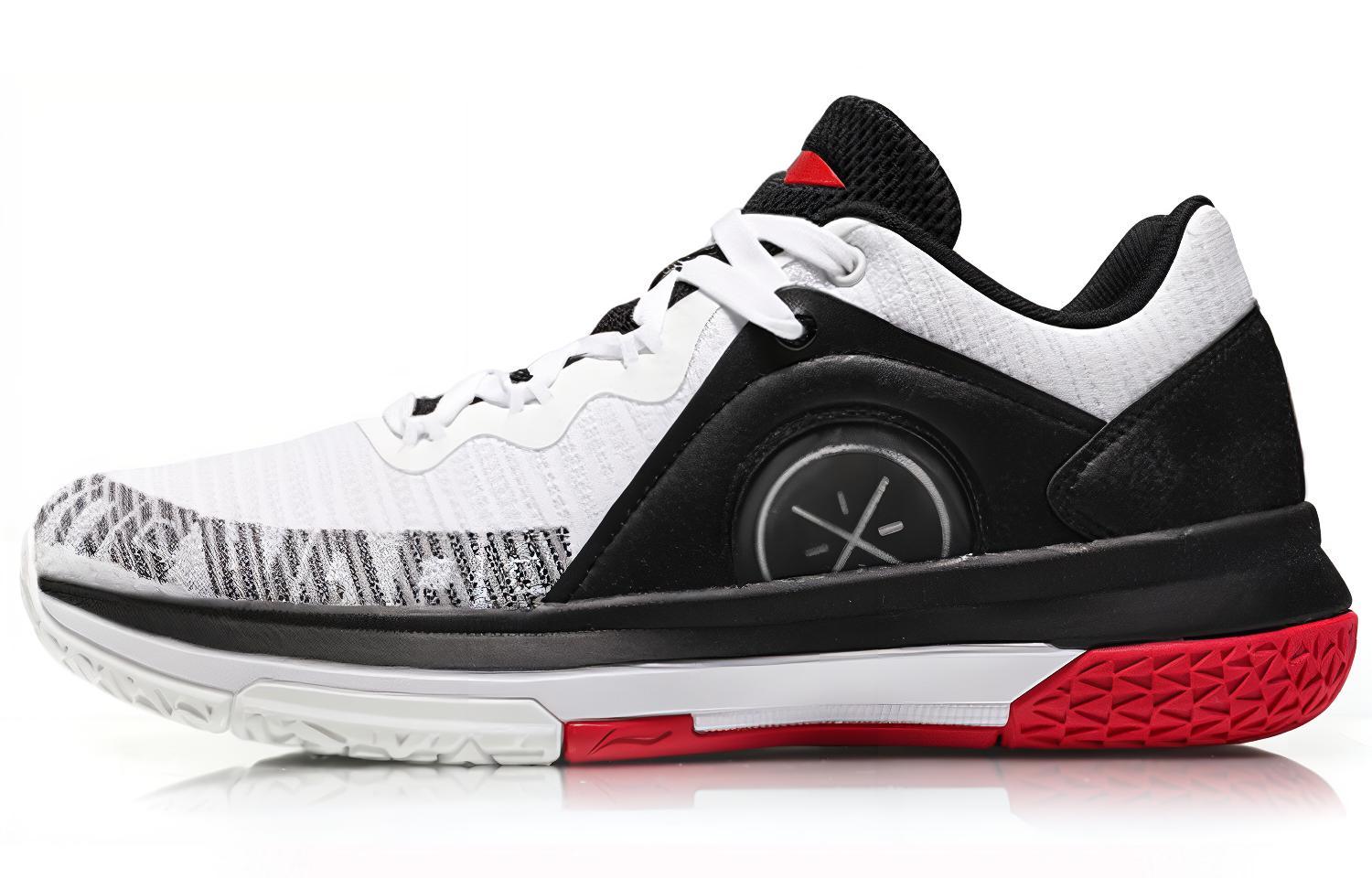 Li-Ning Basketball Professional Game Shoe 'Huan Ye Black White Red' ABAN033-6