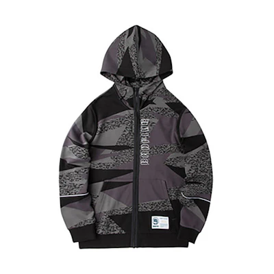 Li-Ning Basketball Series Black Camo Loose Hooded Jacket AWDQ505-1