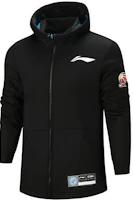 Li-Ning Basketball Series Black Letter Print Hooded Jacket AWDQ789-2 Li-Ning Basketball Series Black Letter Print Hooded Jacket AWDQ789-2