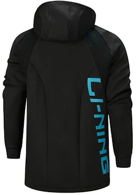 Jaket Hoodie Cetakan Huruf Hitam Li-Ning Siri Bola Keranjang AWDQ789-2 Lookbook Jaket Hoodie Cetakan Huruf Hitam Li-Ning Siri Bola Keranjang AWDQ789-2