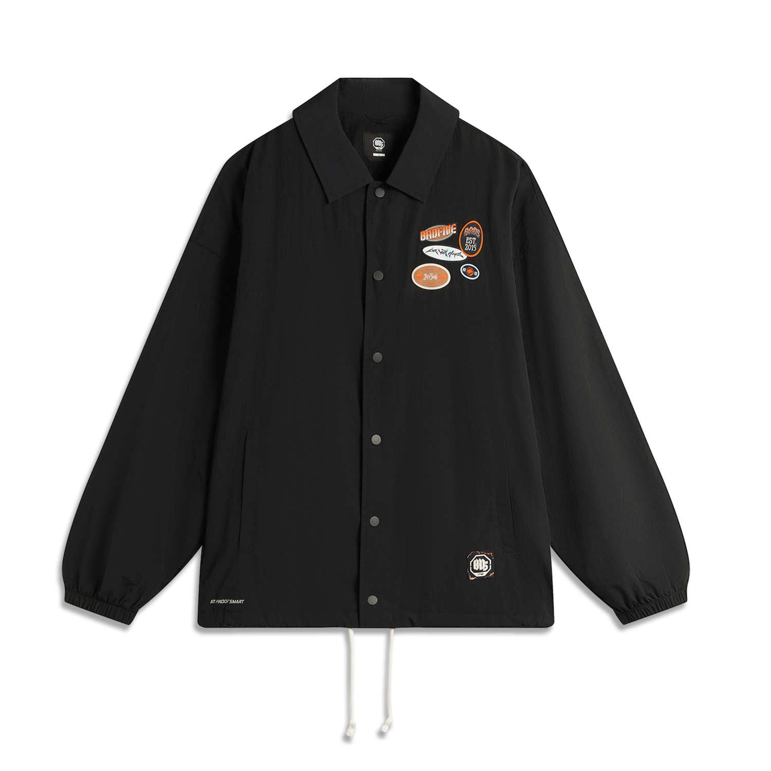 Li-Ning Basketball Series Black Water-Resistant Loose Fit Jacket AFDU209-3